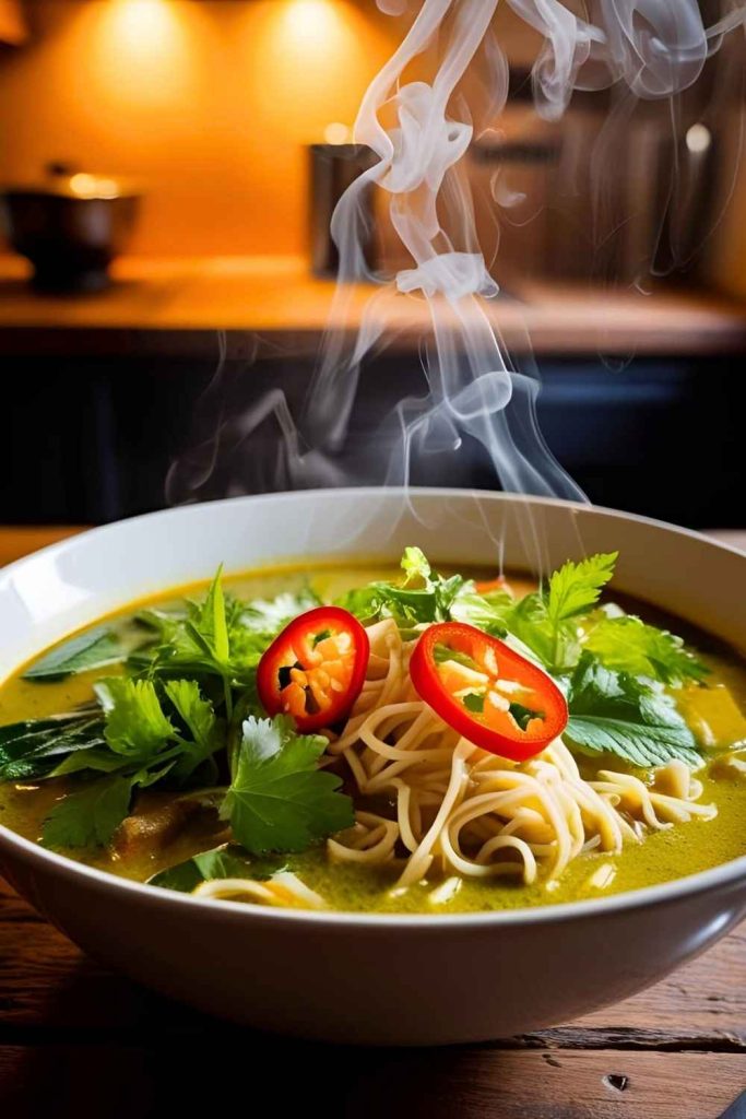 5. Spicy Coconut Curry Noodle Soup - Pinned Recipe