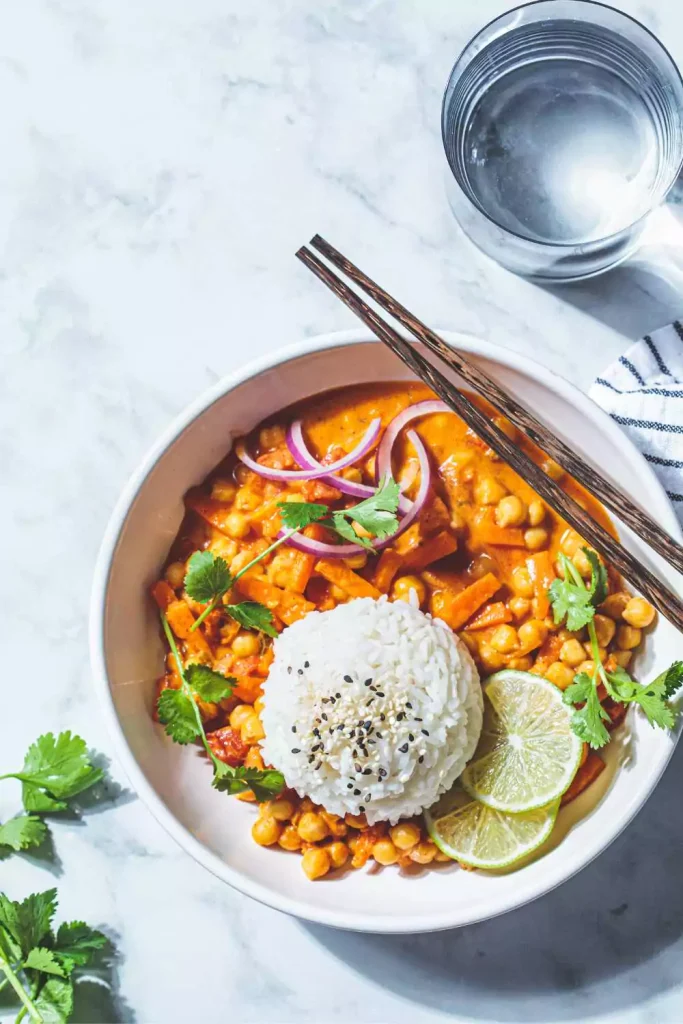 Mediterranean Chickpea Rice Bowl