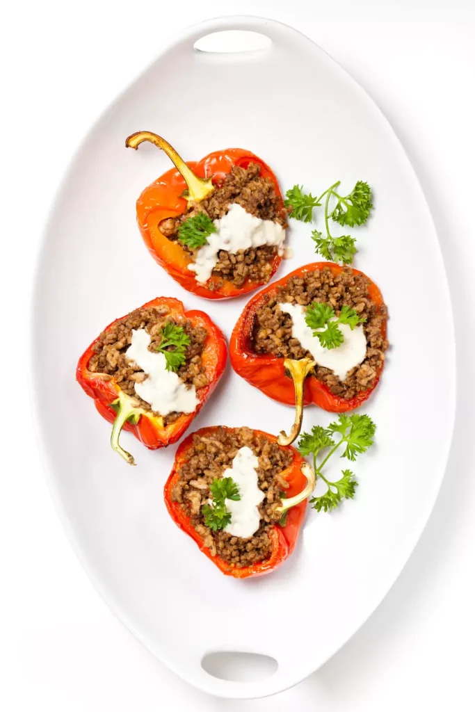 Mutton Stuffed Peppers