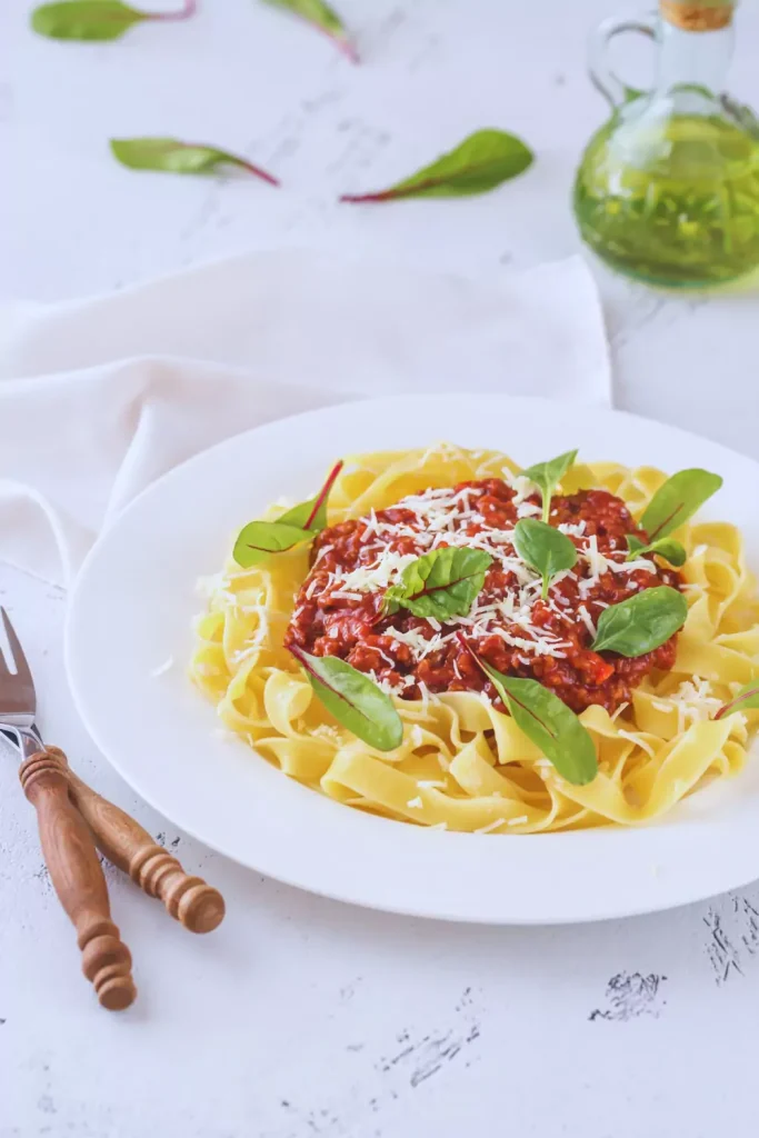 Tagliatelle with Bolognese Sauce