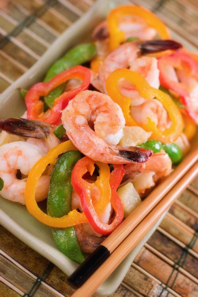 6. Shrimp & Edamame Stir-Fry - Pinned Recipe