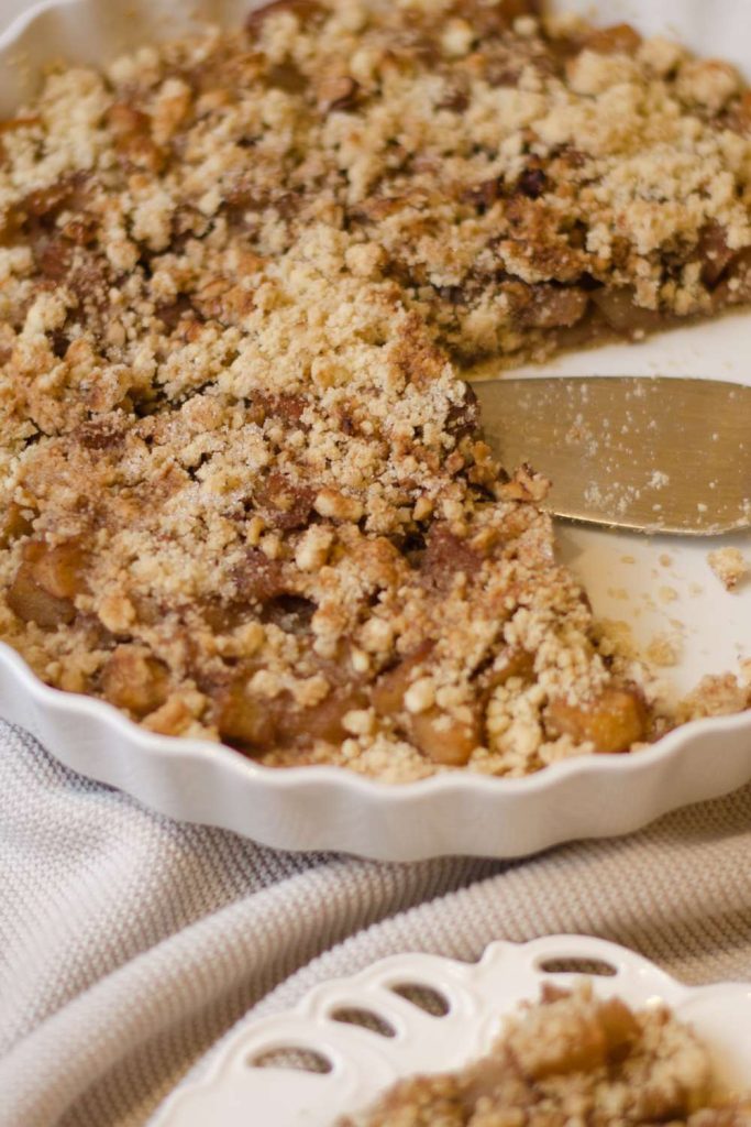 Air Fryer Apple Crumble