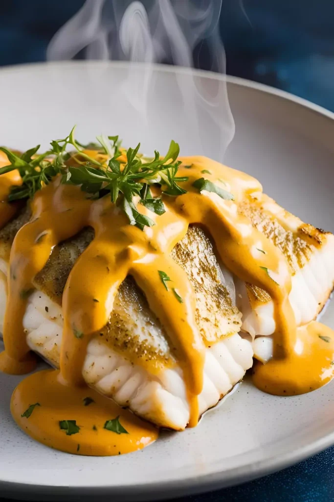 Grouper with Cajun Cream Sauce