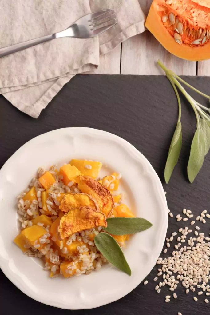 Pumpkin and Sage Risotto