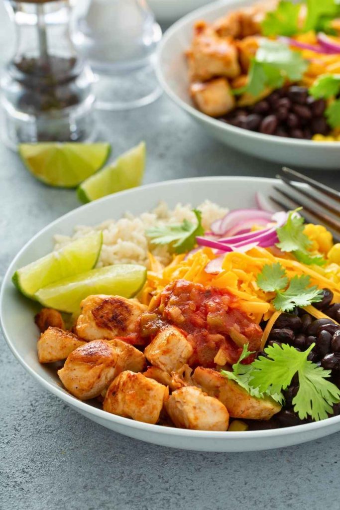 Burrito Bowl With Mexican Broccoli “Rice”