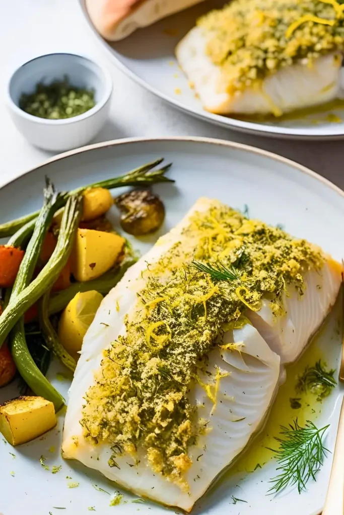 Alaskan Pollock with Mediterranean Herbs