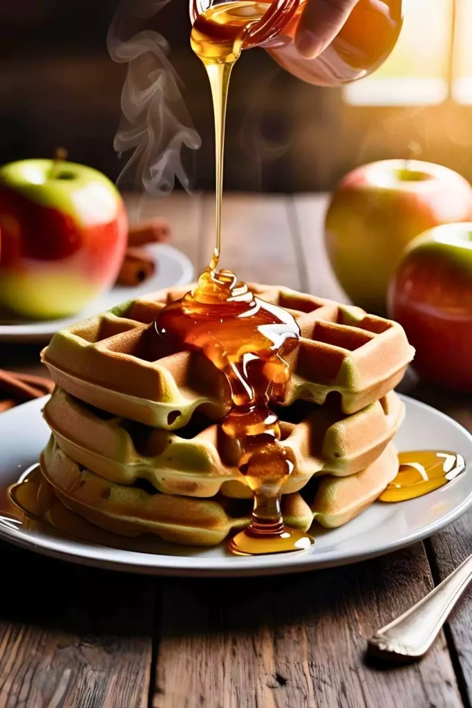 Apple Cinnamon Belgian Waffles