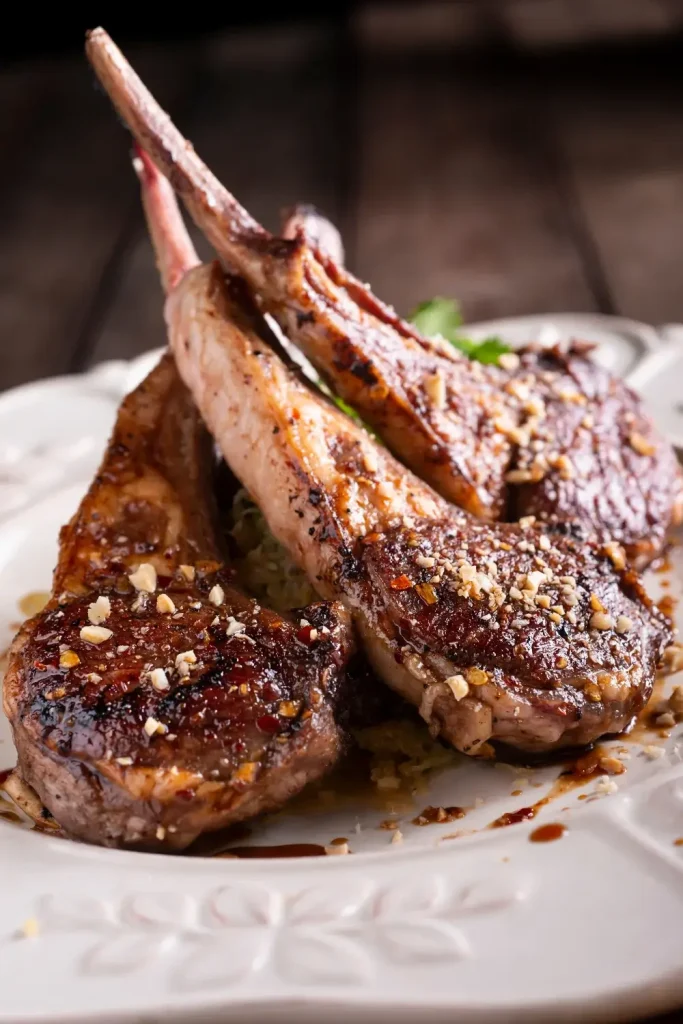 Asian-Inspired Mutton Chops with Soy-Ginger Glaze