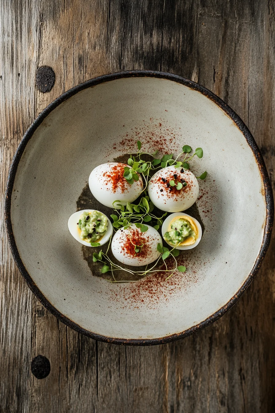 Avocado Deviled Eggs