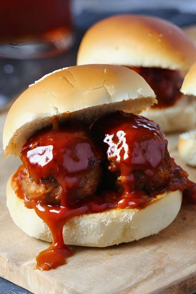 BBQ Meatball Sliders