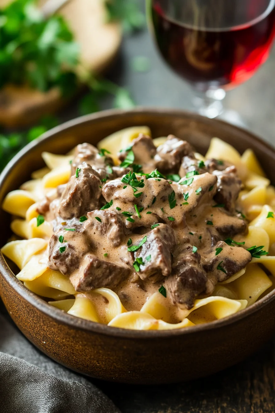 Beef Stroganoff