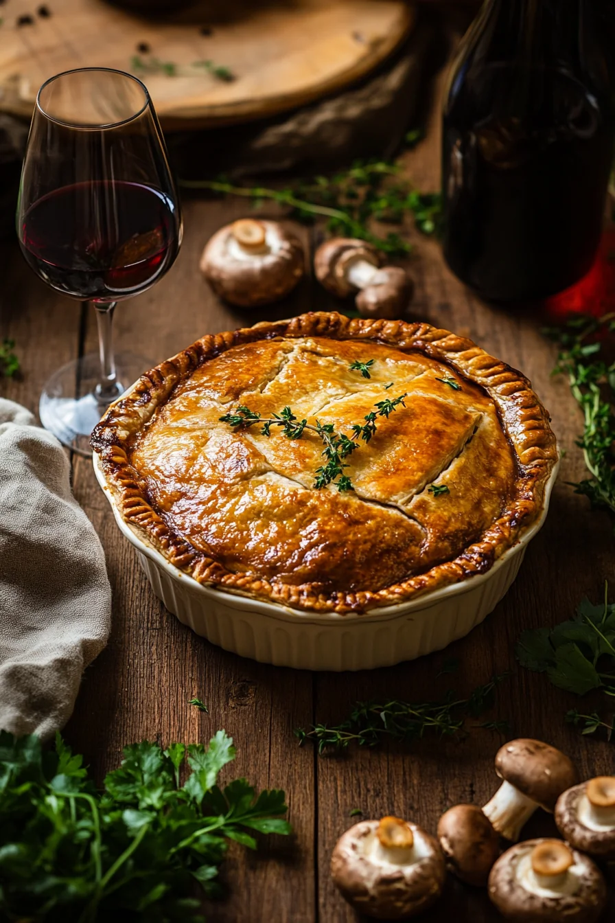 Beef and Mushroom Pie