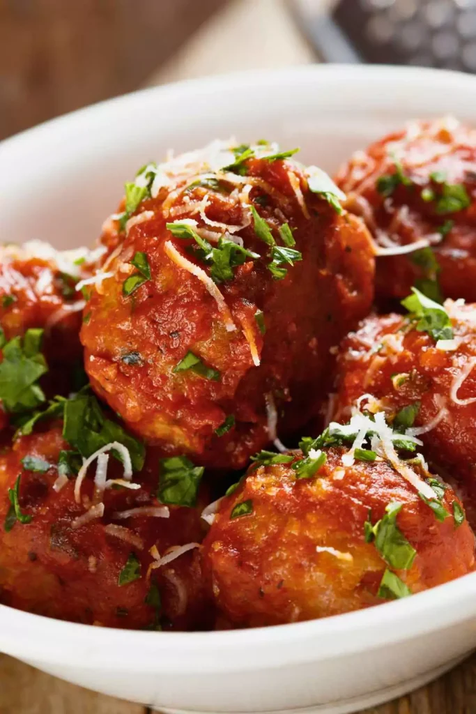 Buffalo Chicken Zucchini Meatballs