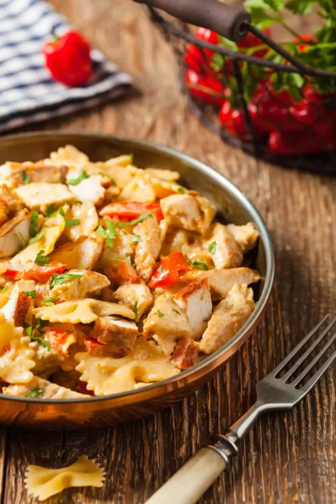 Cajun Chicken Alfredo Farfalle