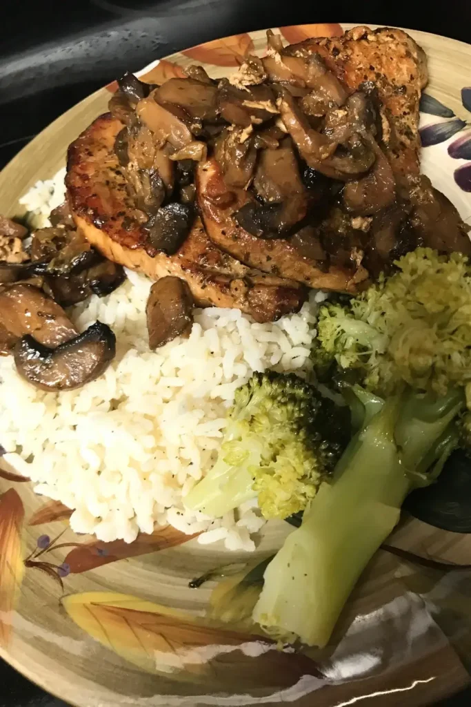 Carolina Gold Rice and Smothered Pork Chops