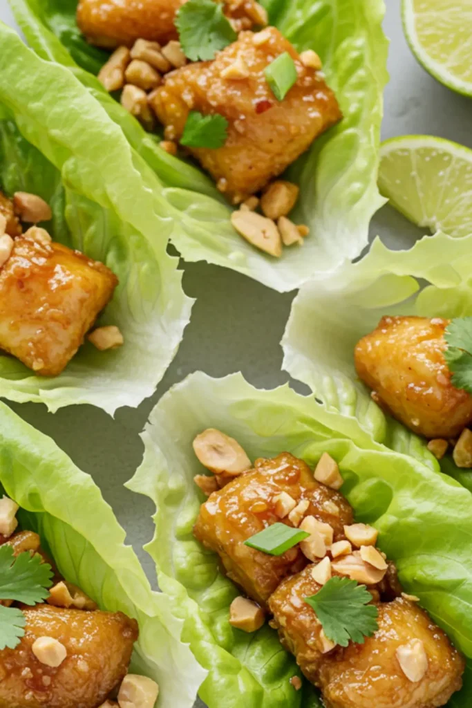 Catfish Lettuce Wraps