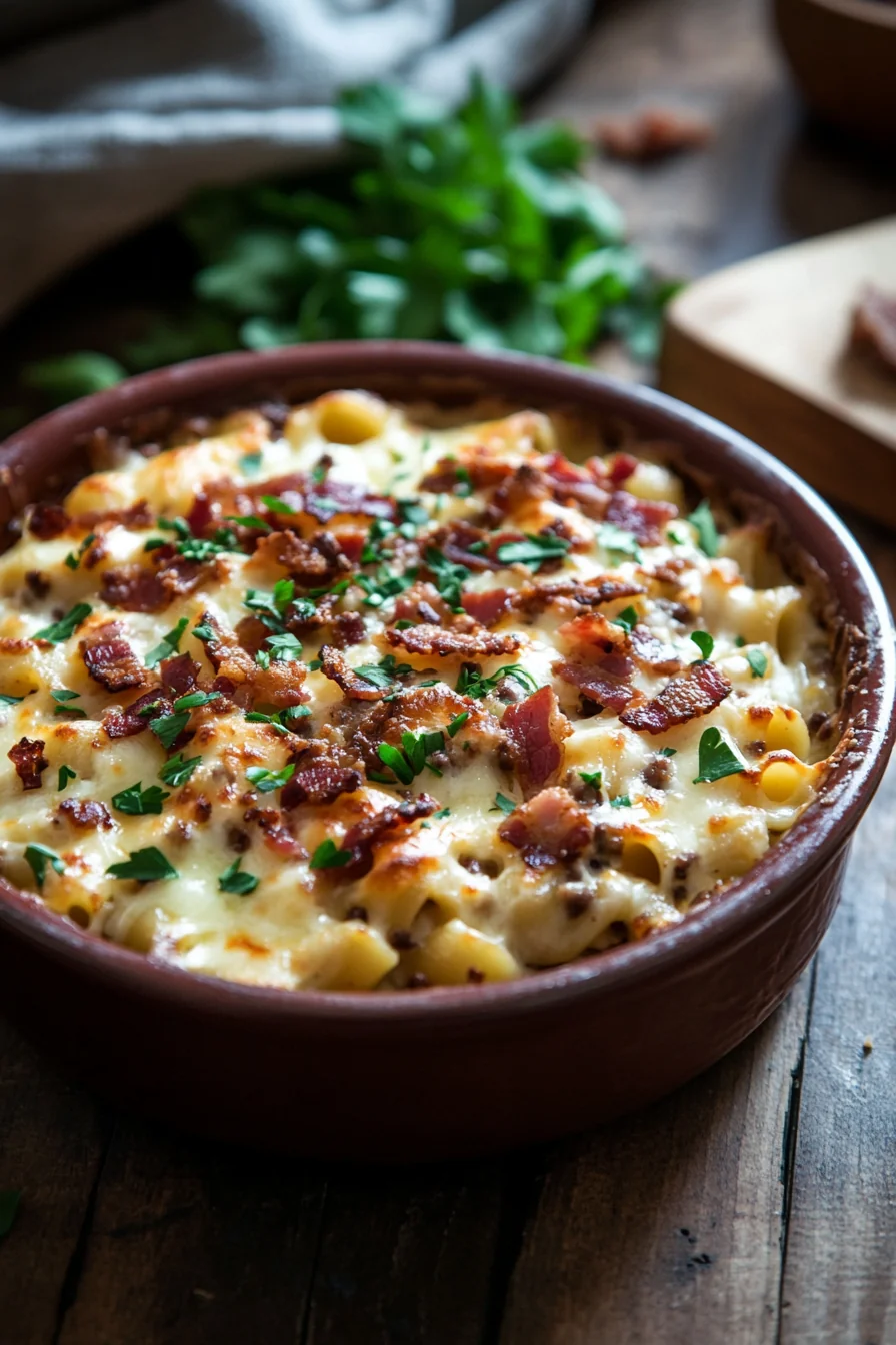 Cheeseburger Pasta Bake