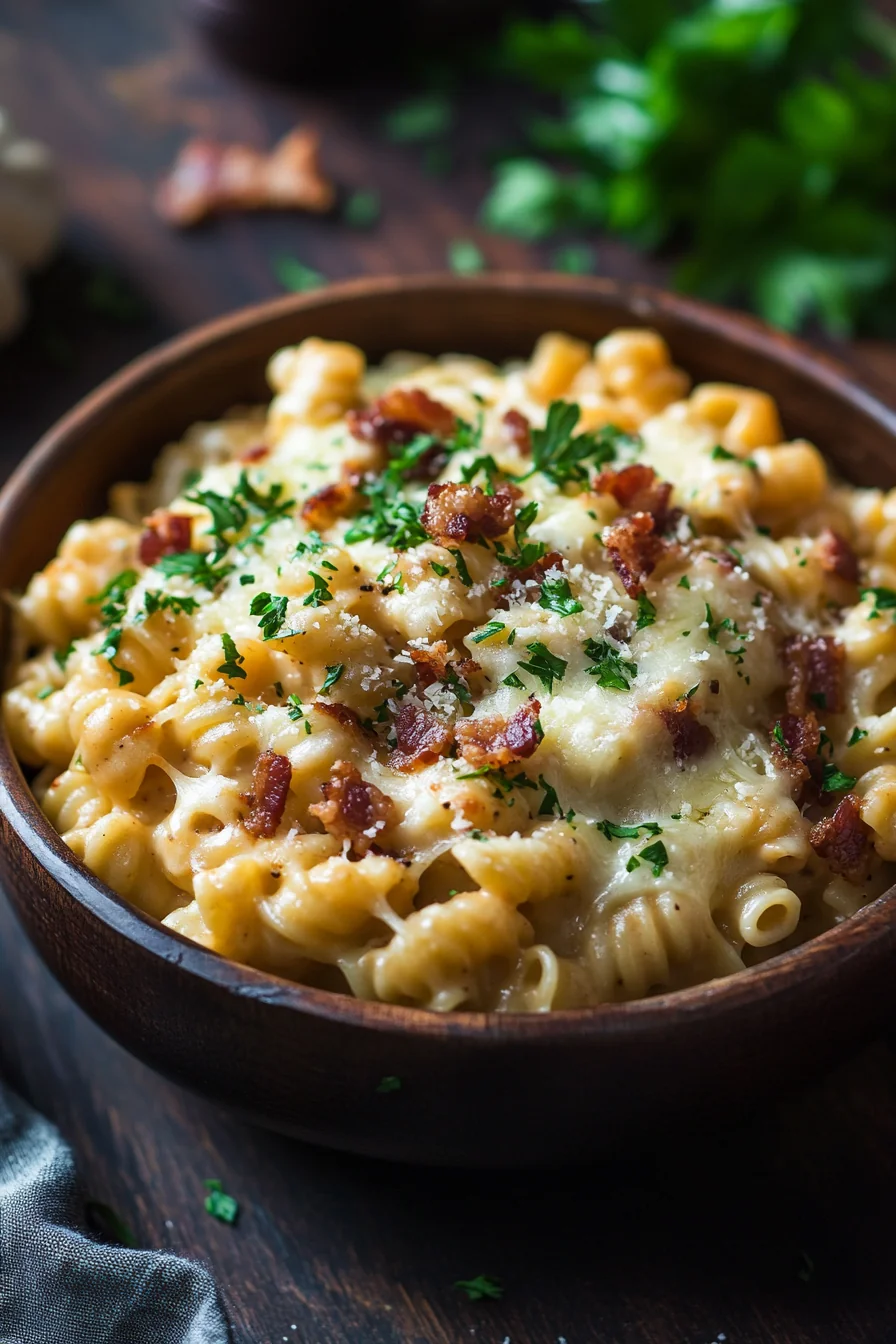 Cheesy Bacon Cheeseburger Pasta