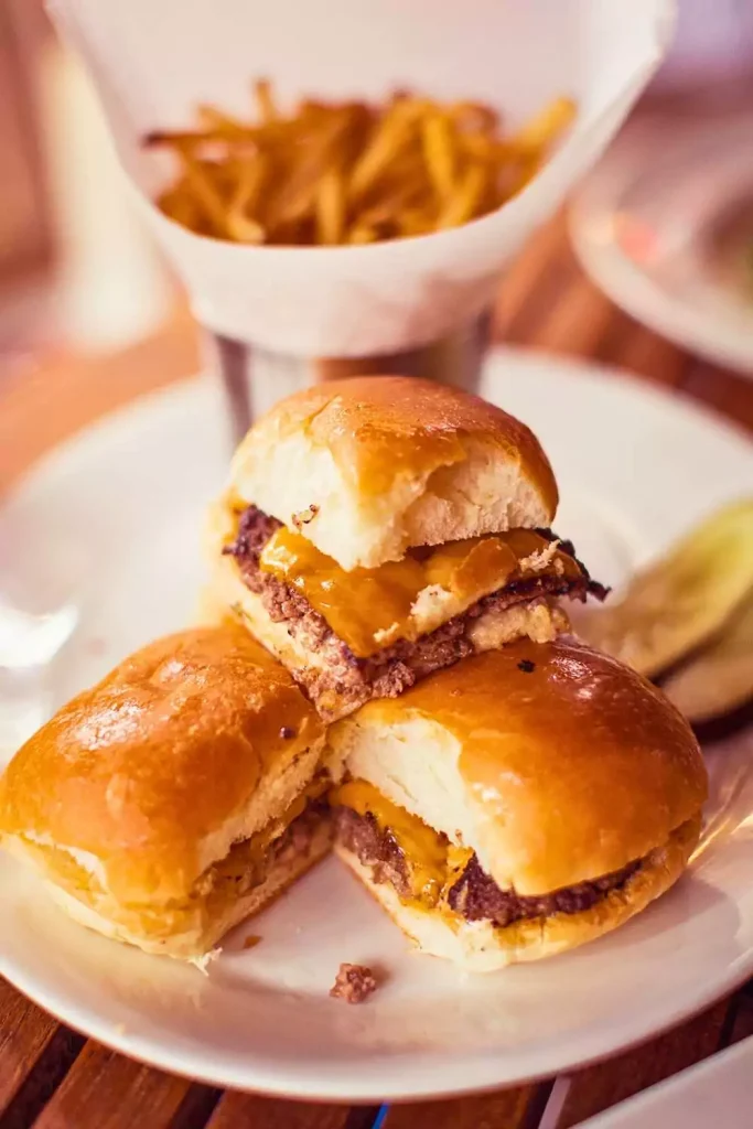 Cheesy Mushroom Sliders