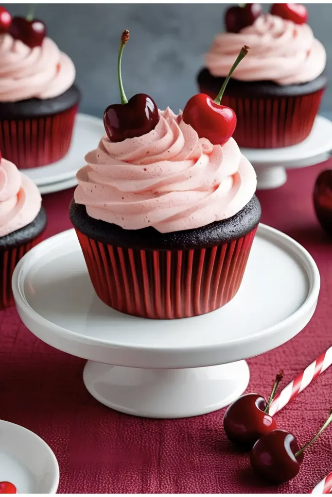 Cherry Cola Cupcakes