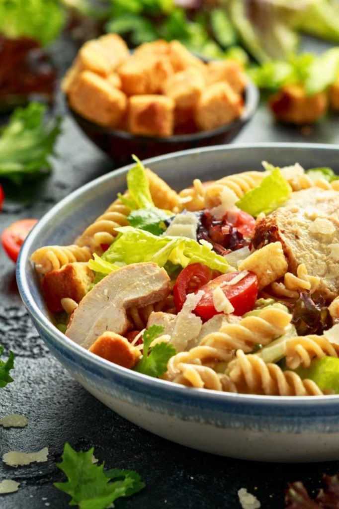 Chicken Caesar Pasta Salad