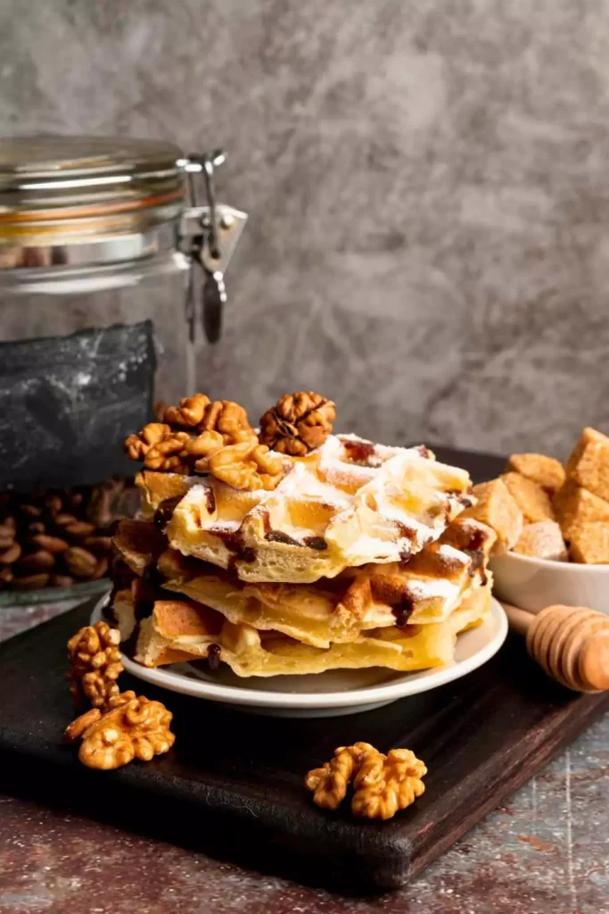 Cinnamon Roll Waffles