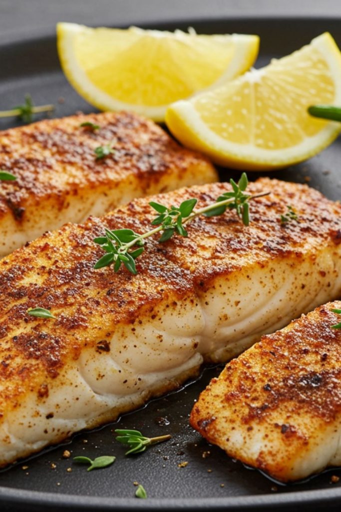 Classic Lemon Herb Grilled Cod