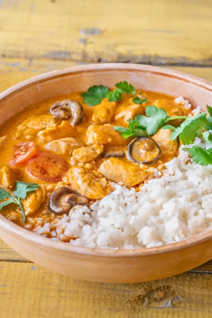 Coconut Curry Chicken and Jasmine Rice