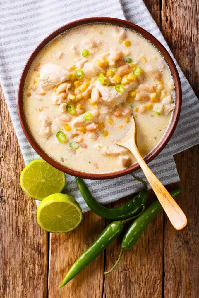 Creamy Chicken and Corn Chili