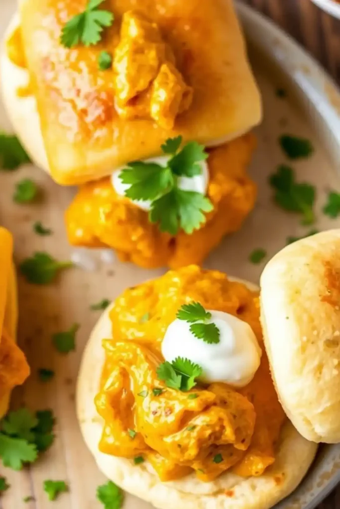 Curry Chicken Sliders