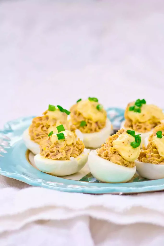 Deviled Egg Wreath with Pimento Cheese