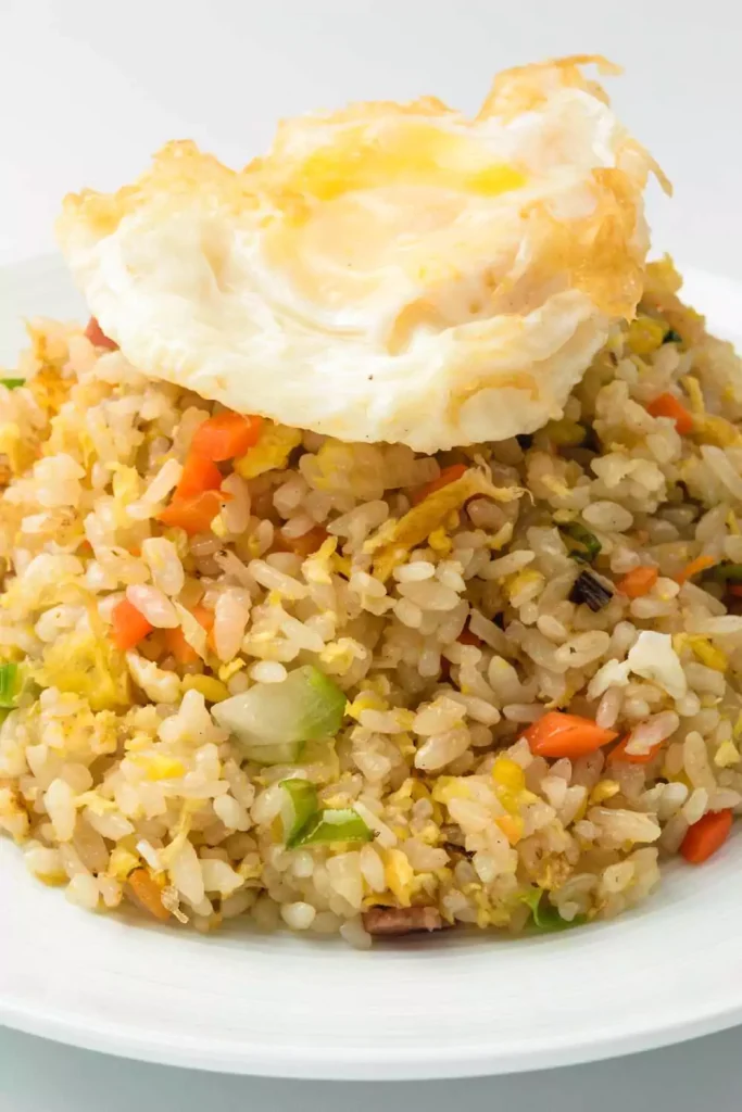 Egg Fried Rice with Polish Pickles