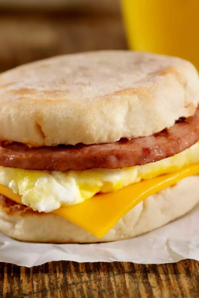 Egg and Cheese Breakfast Sandwich with Polish Mustard