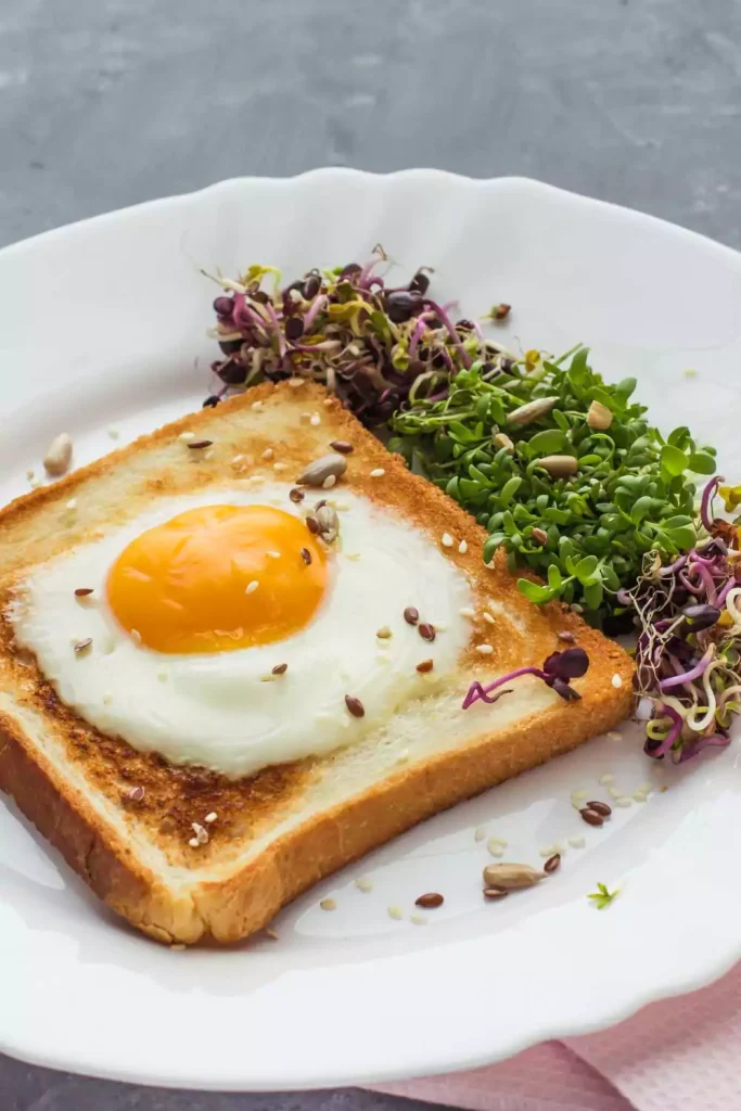 Egg-in-a-Hole with Polish Bread