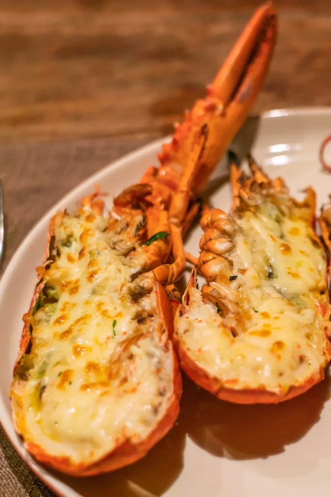 Fried Lobster with Cheese