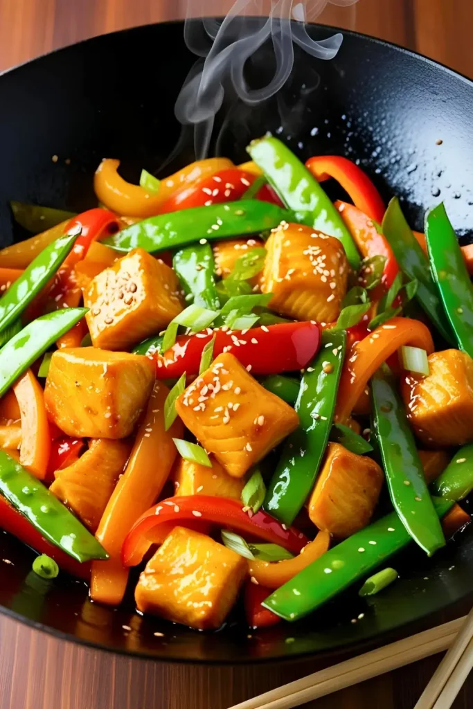 Frozen Pollock Fish Stir-Fry