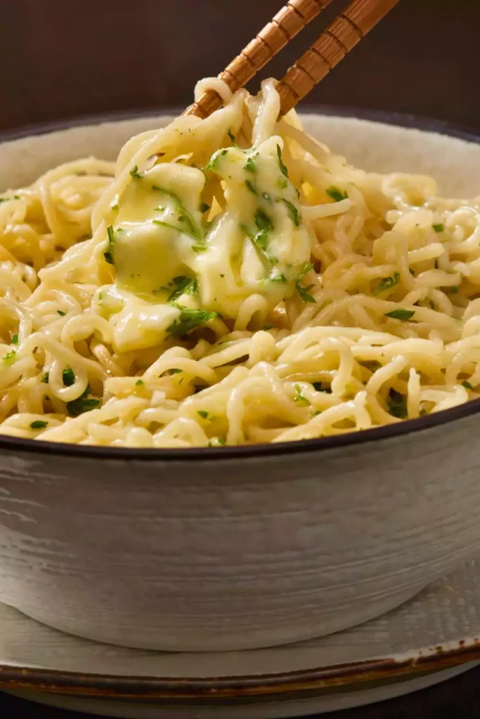 Garlic Butter Egg Noodles