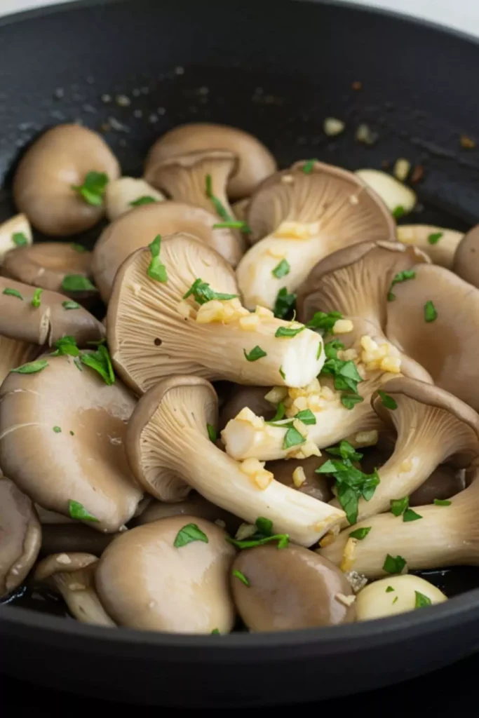 Garlic Butter Oyster Mushrooms