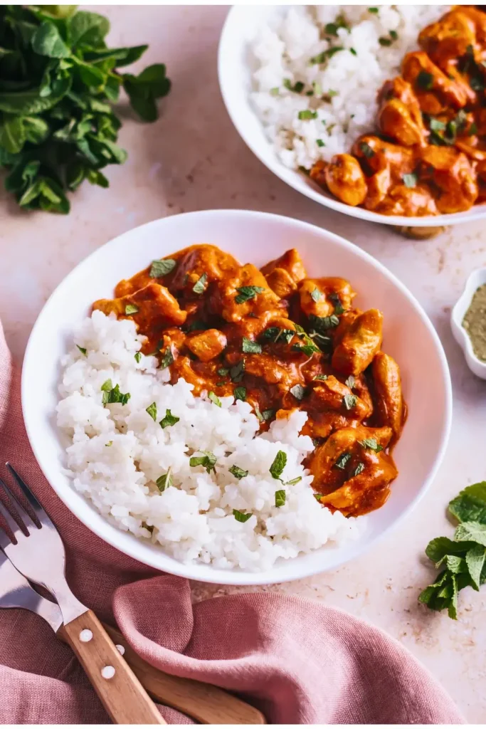 Golden Rice and Chicken Stew