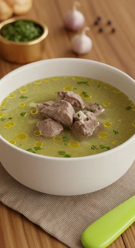 Healthy Mutton Soup for Babies