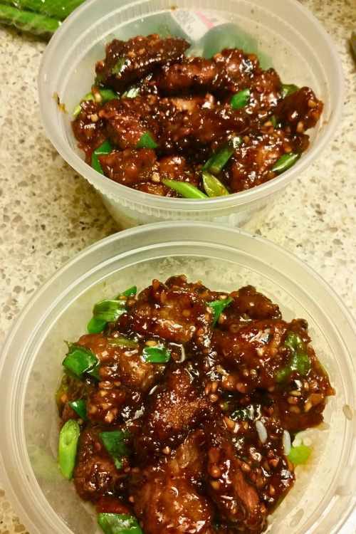 Honey Glazed Mongolian Beef