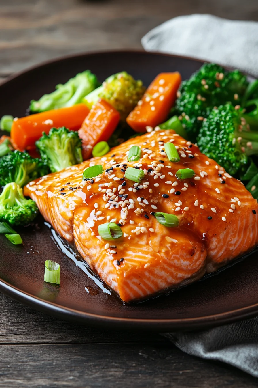 Honey Soy Glazed Salmon