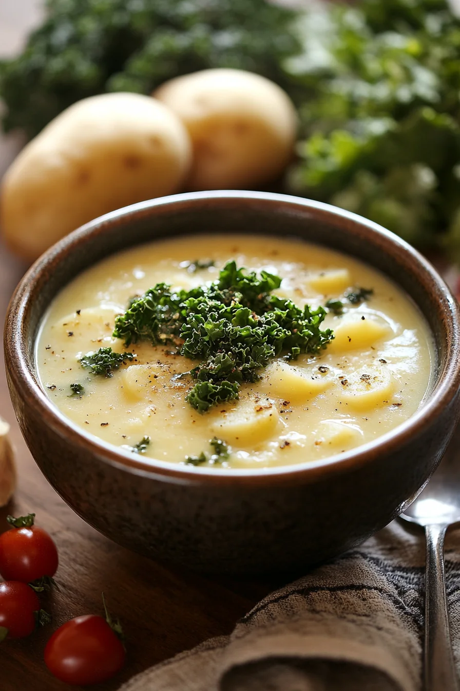 Italian Potato Soup With Kale