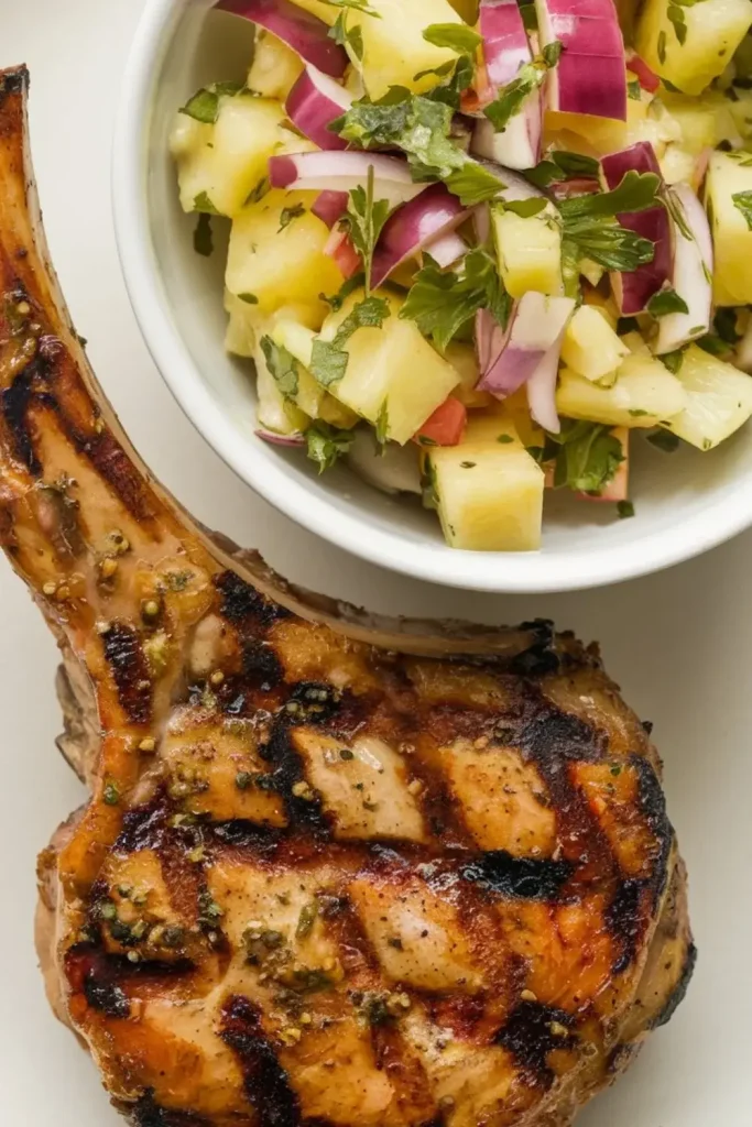 Jamaican Jerk Mutton with Pineapple Salsa