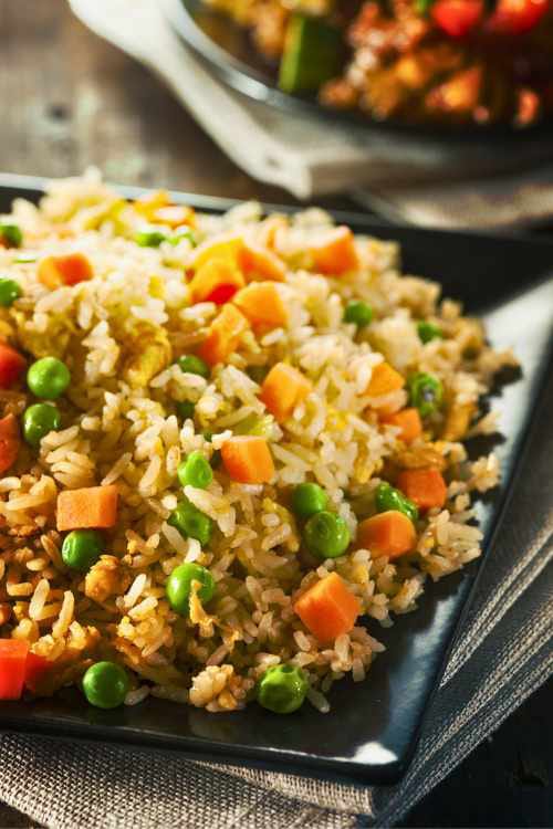 Jasmine Rice with Peas & Carrots