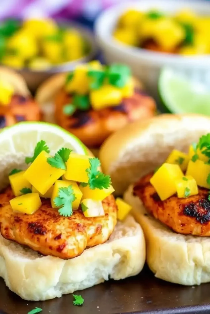 Jerk Chicken Sliders