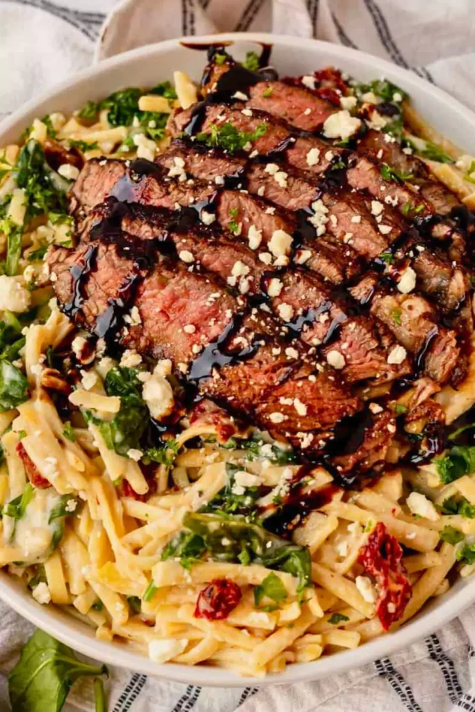 Keto Beef and Spinach Alfredo Juicy & Flavorful Keto Beef Strip