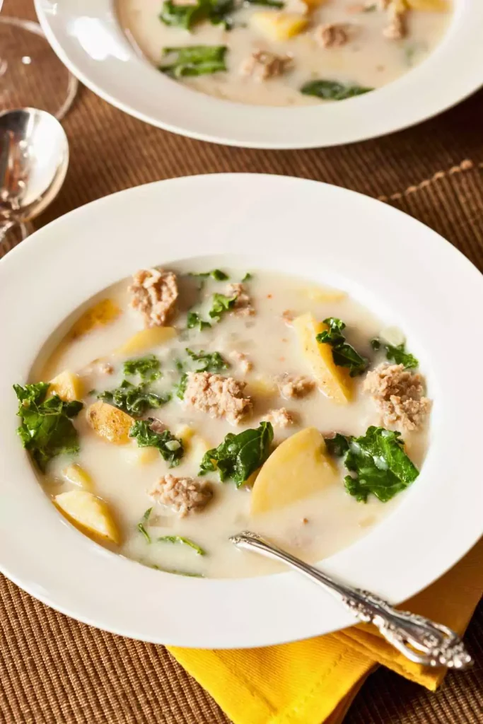 Kielbasa Soup with Kale and Potatoes