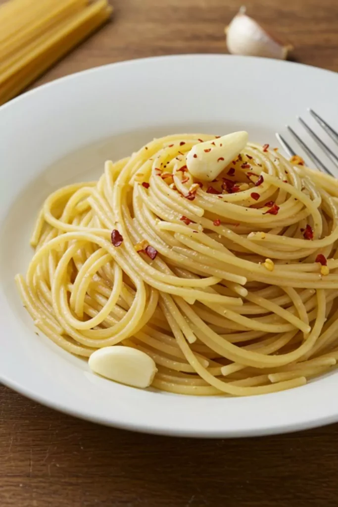 Lazy Spaghetti Aglio e Olio