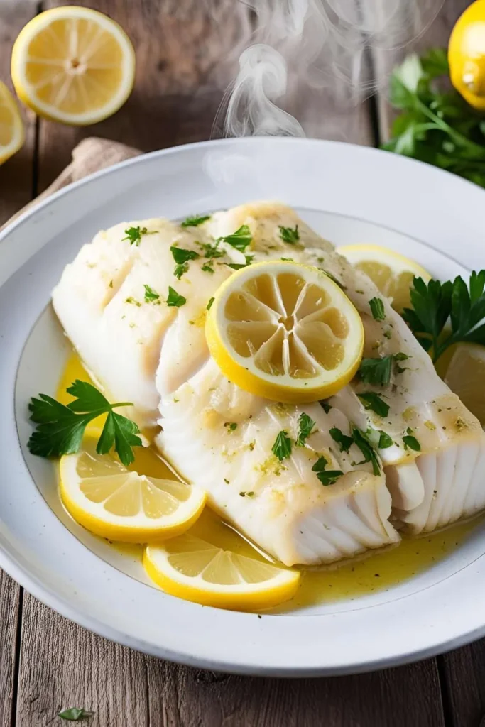 Lemon Garlic Baked Cod